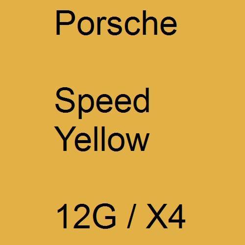 Porsche, Speed Yellow, 12G / X4.